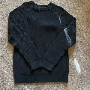 Knitted crewneck sweater